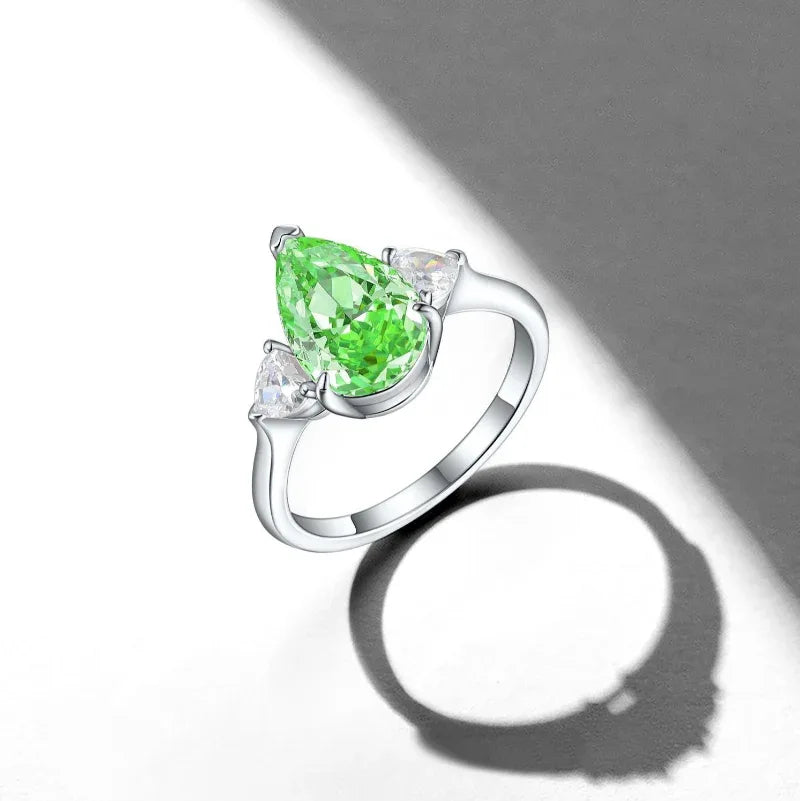 Pear-Shaped Engagement Rings - JIMMY JEWELRY 01