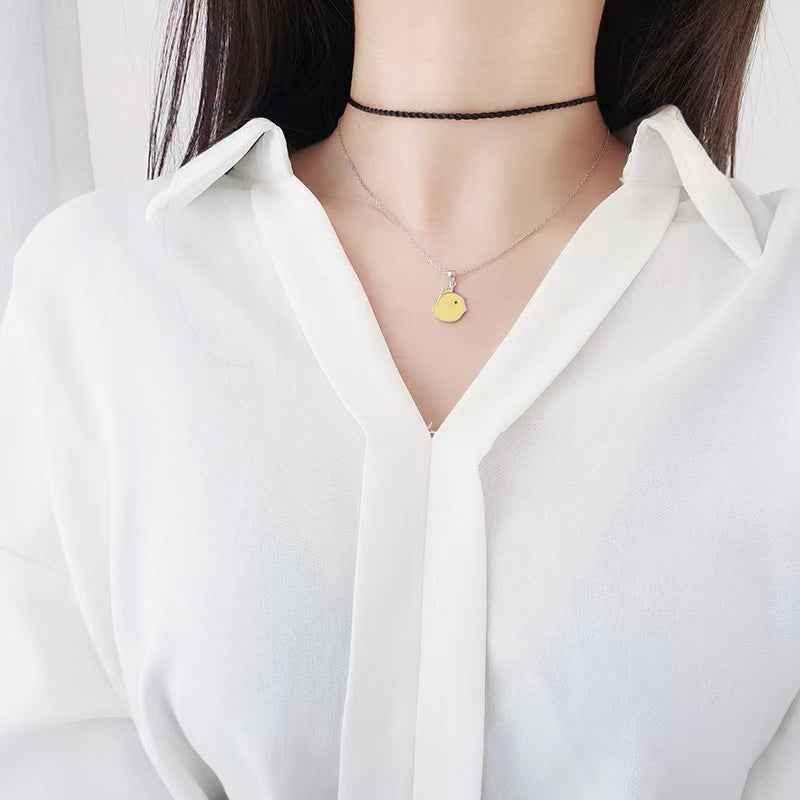 yellow chicken necklace - JIMMY JEWELRY 01
