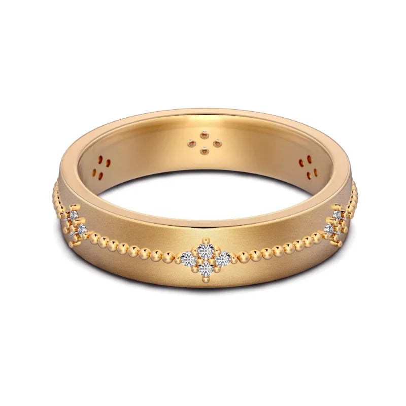 Non Fade Jewellery Couple Engage Rings - JIMMY JEWELRY 01