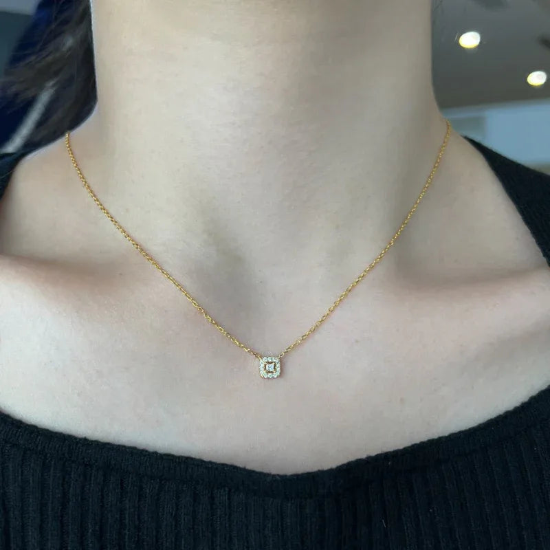 Cubic Zircon Dainty Necklaces - JIMMY JEWELRY 01