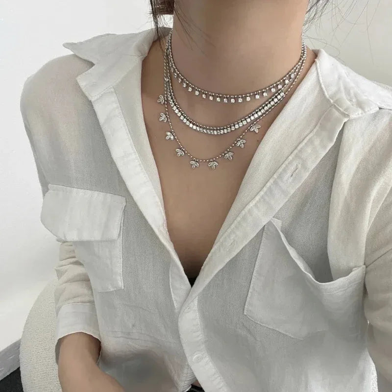 Bead Chain 5A Zirconia Luxurious Necklace for Women - JIMMY JEWELRY 01
