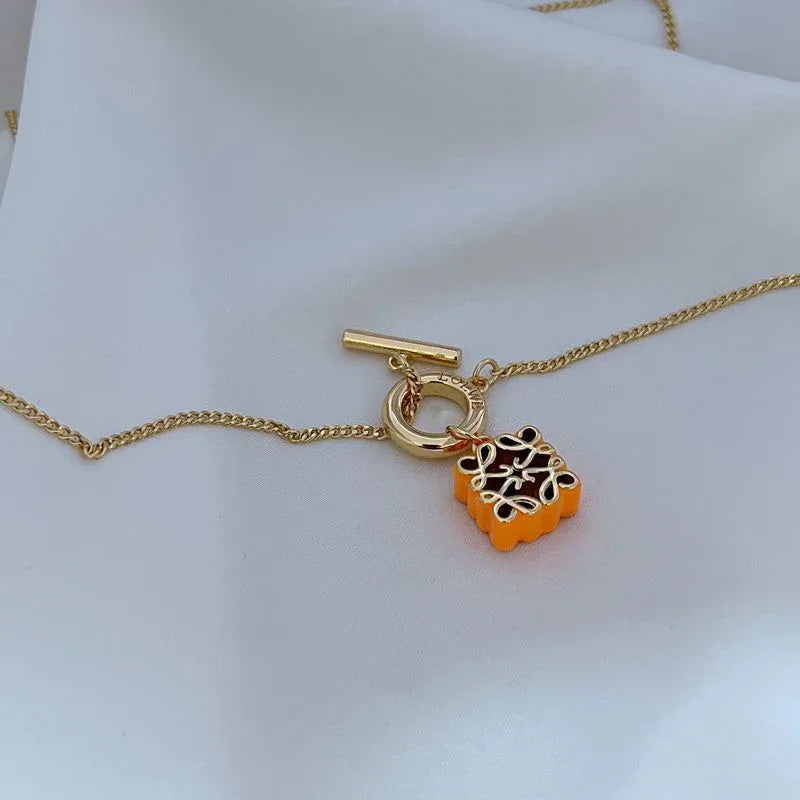 Single Anagram OT Necklace LOEWE - JIMMY JEWELRY 01