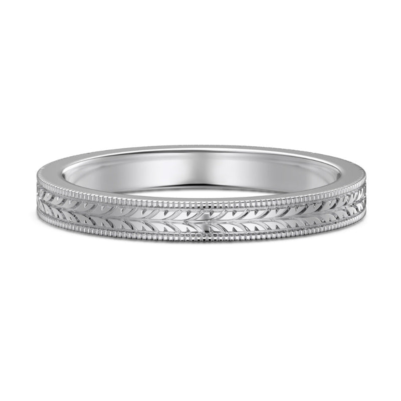 modern men's wedding band
