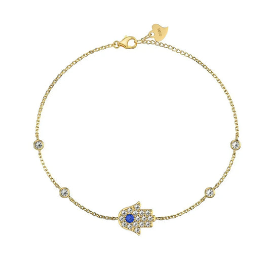 Dainty Evil Eye Bolo Bracelet - JIMMY JEWELRY 01
