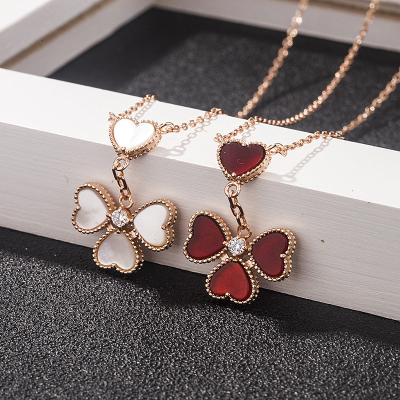 4 leaf clover necklace