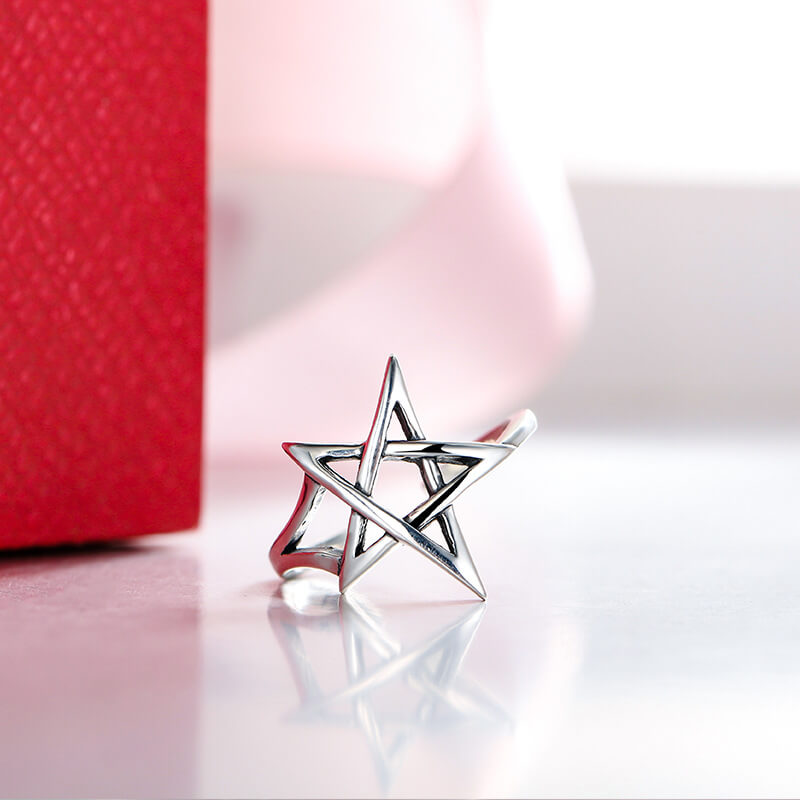 pentagram rings for men