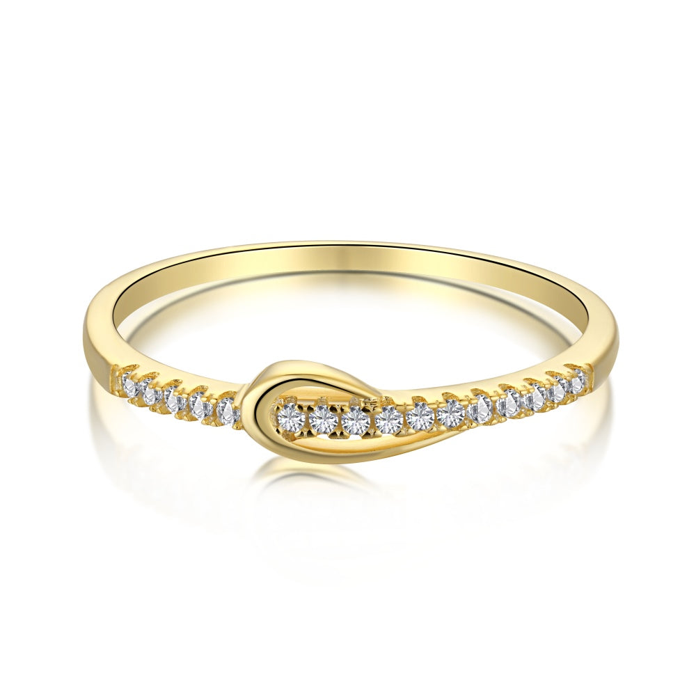 single row diamond ring