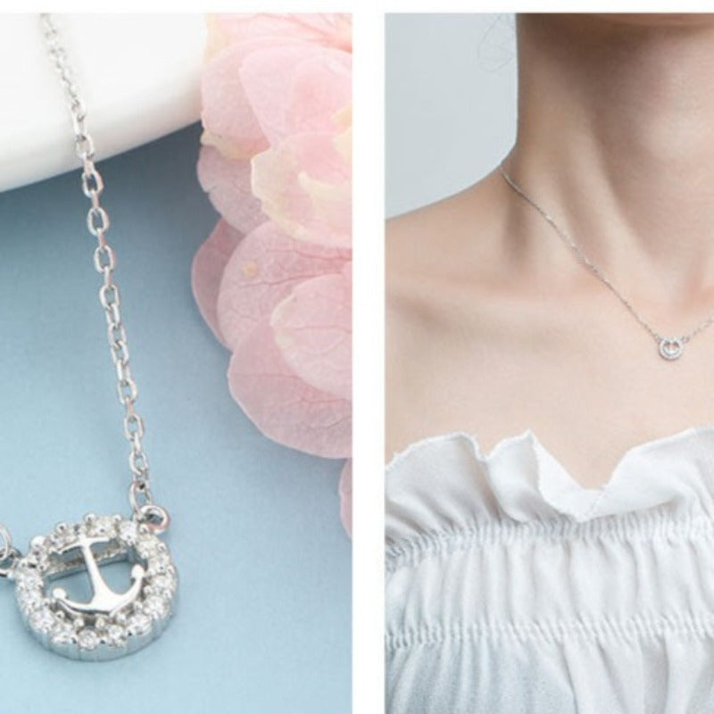 anchor necklace charm