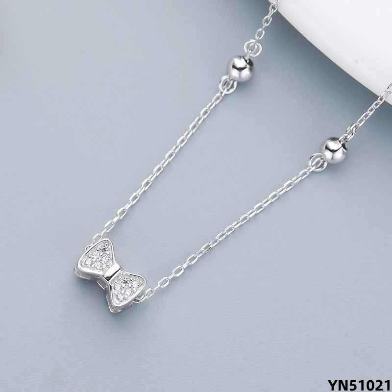 diamond bow tie necklace - JIMMY JEWELRY 01