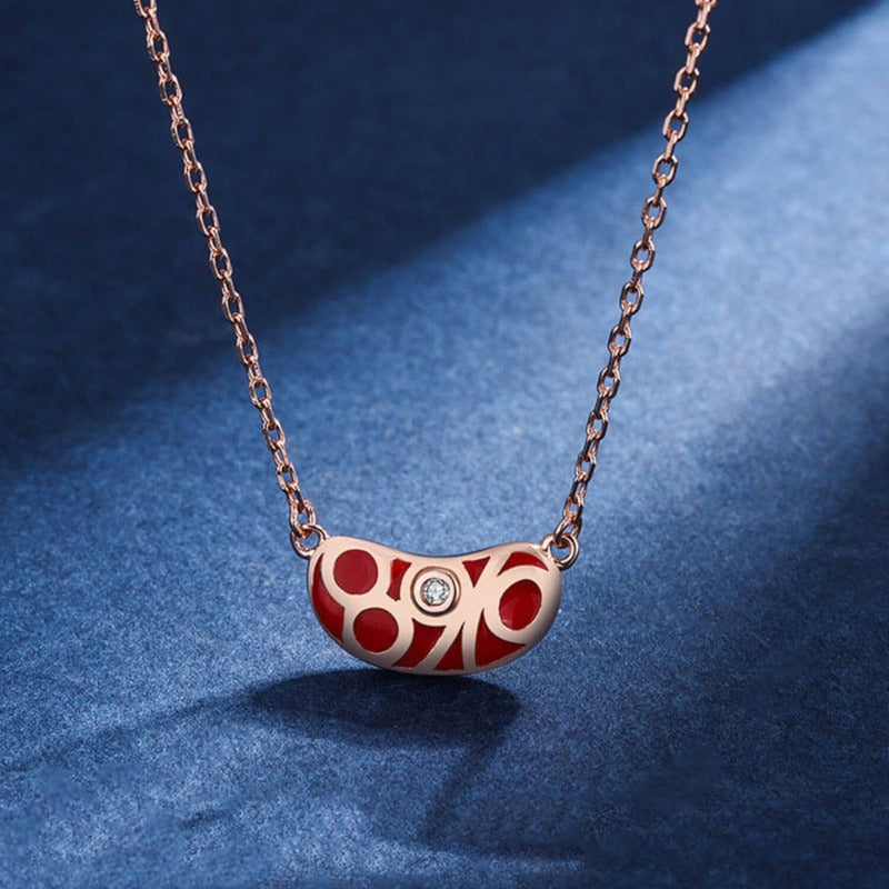 bean necklace etsy