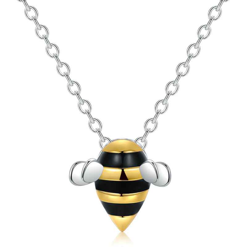 Adorable Bee Pendant Necklace