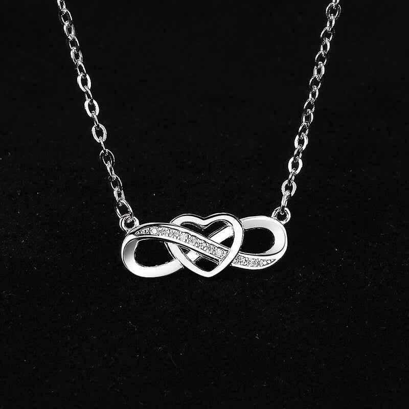 Infinity Heart Necklace - JIMMY JEWELRY 01