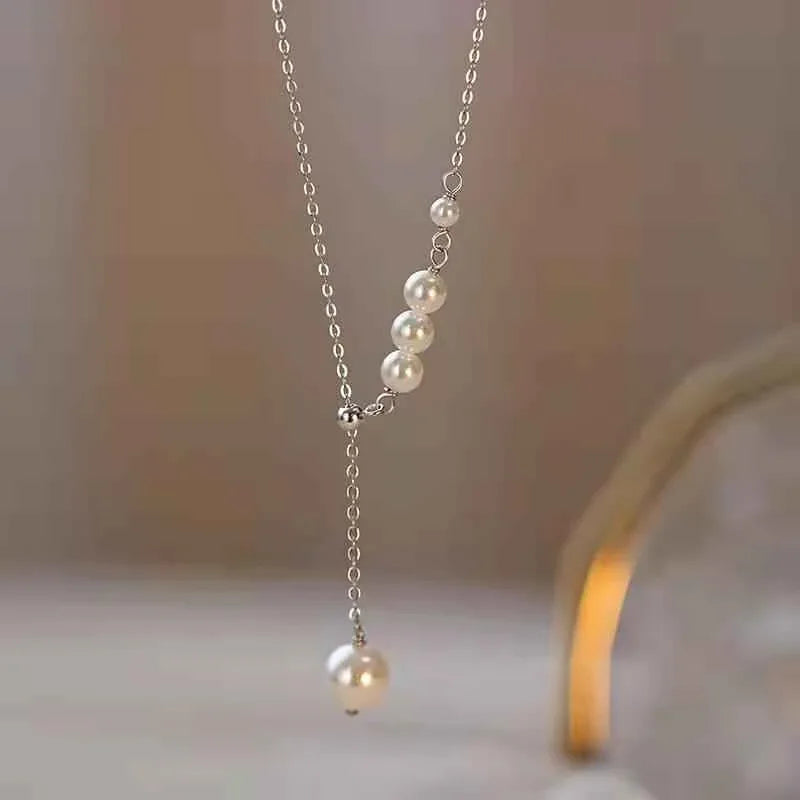y pearl necklace - JIMMY JEWELRY 01
