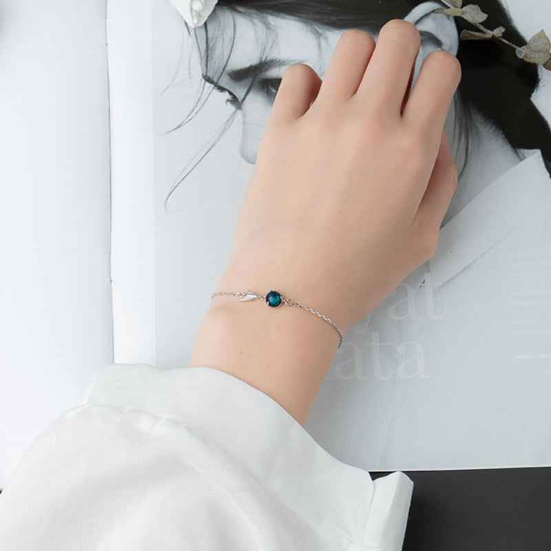 Enchanting Mermaid Tail & Ocean Orb Bracelet