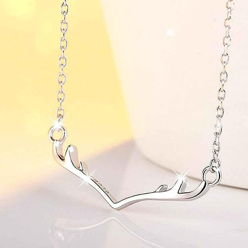 simple antler necklace - JIMMY JEWELRY 01