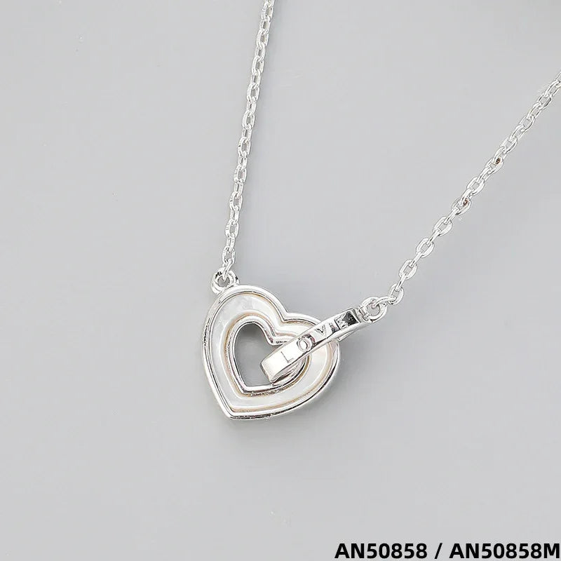 interlock heart necklace - JIMMY JEWELRY 01