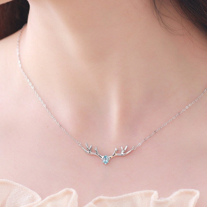 antler projection necklaces