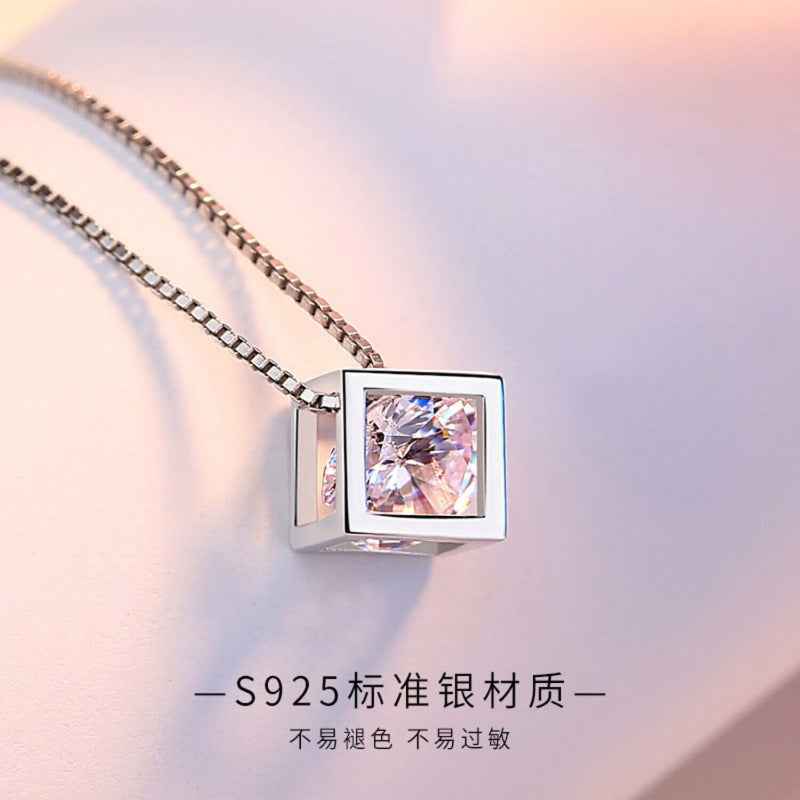 3D Cube Necklace