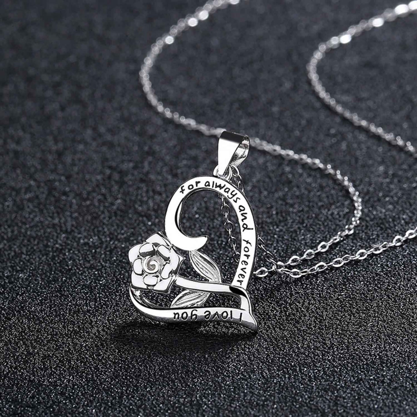 I love you always and forever necklace