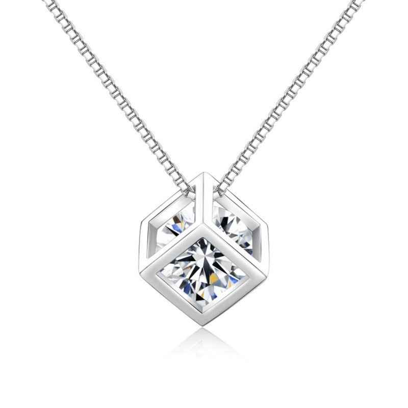 3D Cube Necklace