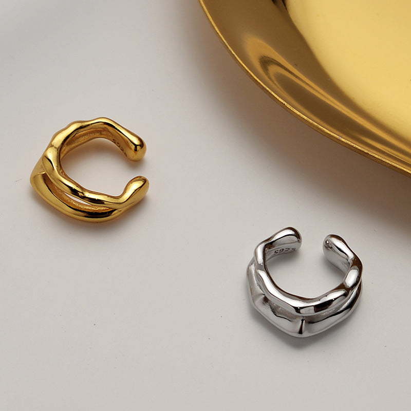 unique molten earring clip