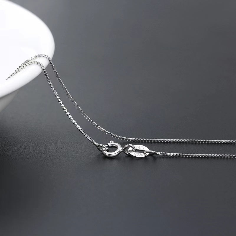 925 box chain necklace - JIMMY JEWELRY 01