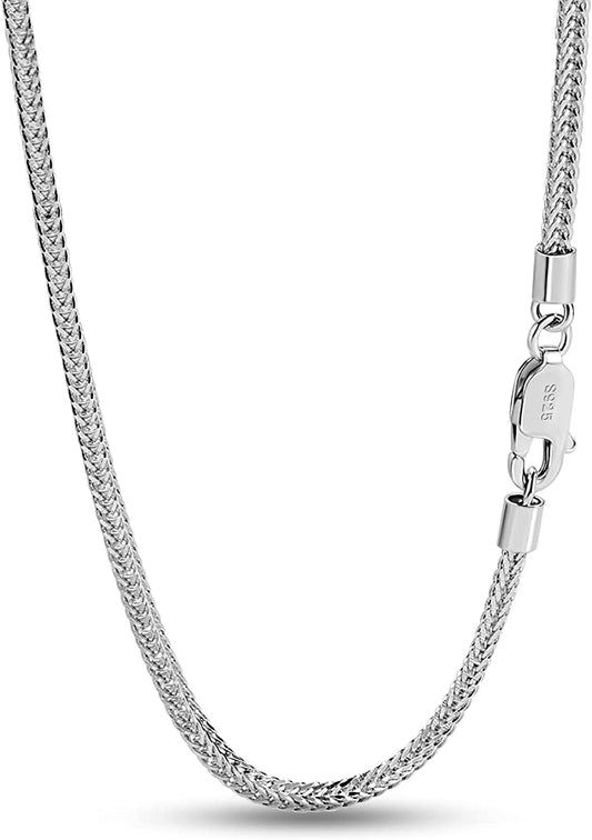 Sterling Silver Foxtail Chains: A Timeless Accessory for All Occasions - JIMMY JEWELRY 01