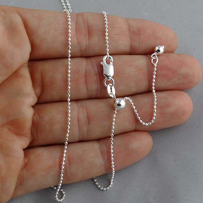 Features of Sterling Silver S925 Ball Chain and Bead Chain {#features} - JIMMY JEWELRY 01