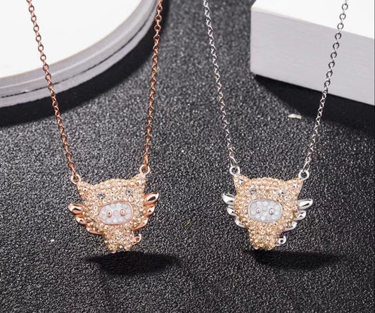 Lirrle Flying Pig Women's Necklace - JIMMY JEWELRY 01
