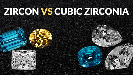 NATURAL ZIRCON AND CUBIC ZIRCONIA