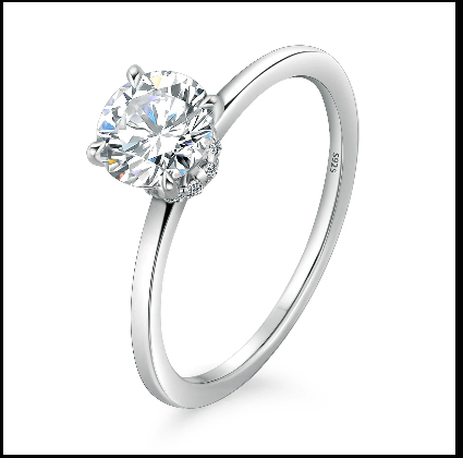 1.0CT Moissanite Rings for Women - JIMMY JEWELRY 01