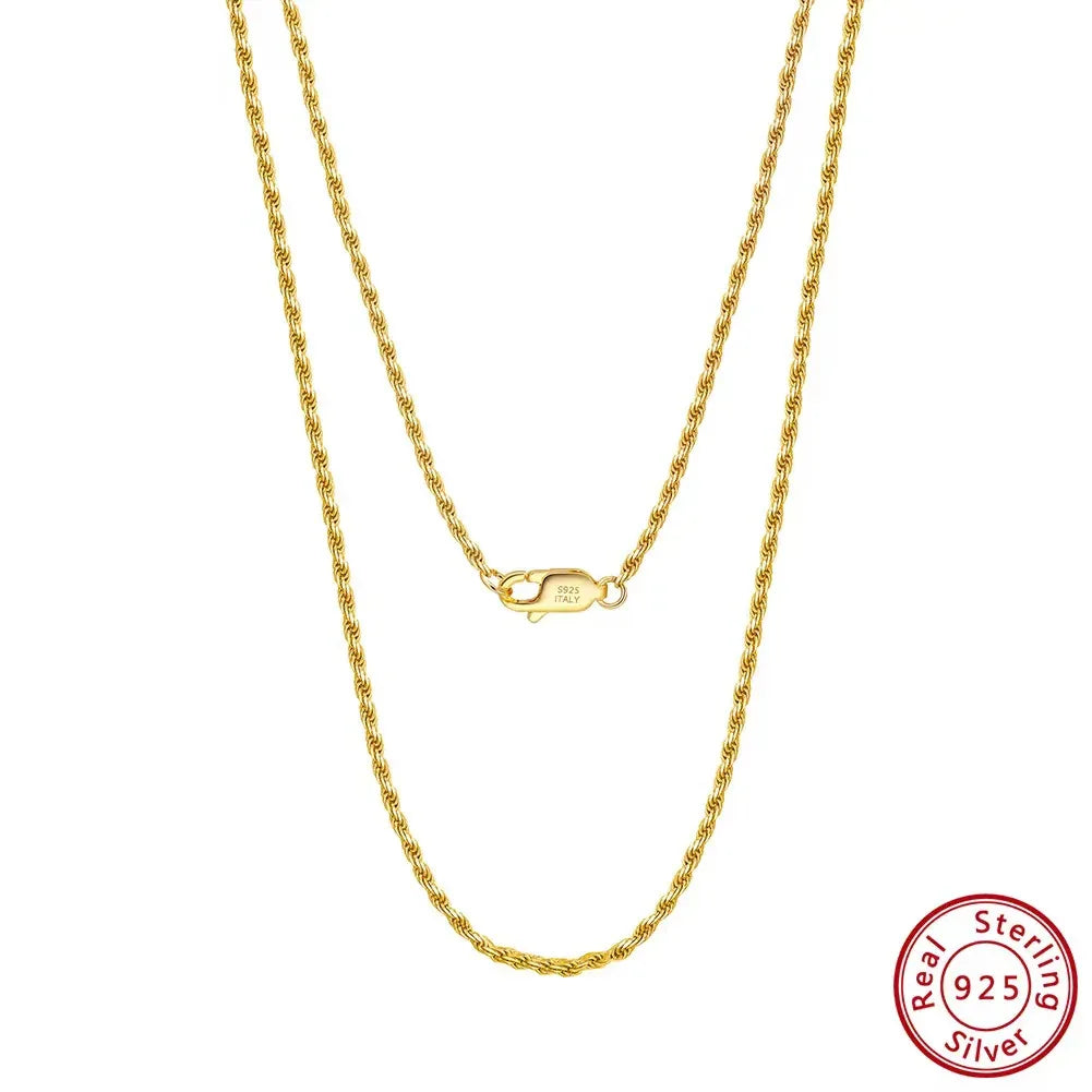 Rope silver chain - JIMMY JEWELRY 01