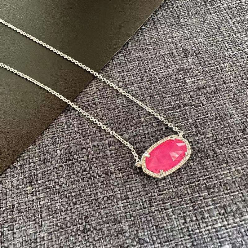 Kendra scott elisa pink  necklace