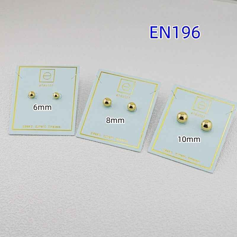 enewton Gold Bean and Silver Bean Earrings