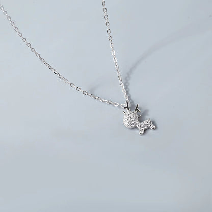 women`s deer necklace