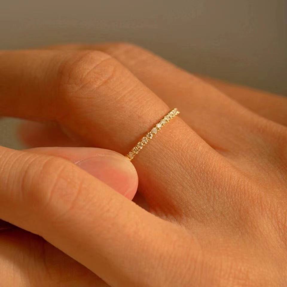 CZ Simulated Diamond Stackable Ring