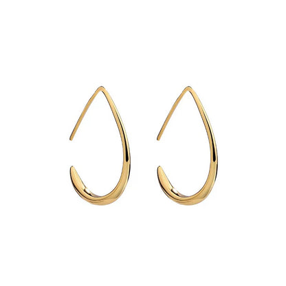 branded hoop earrings