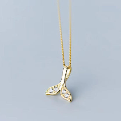 whale tail necklace