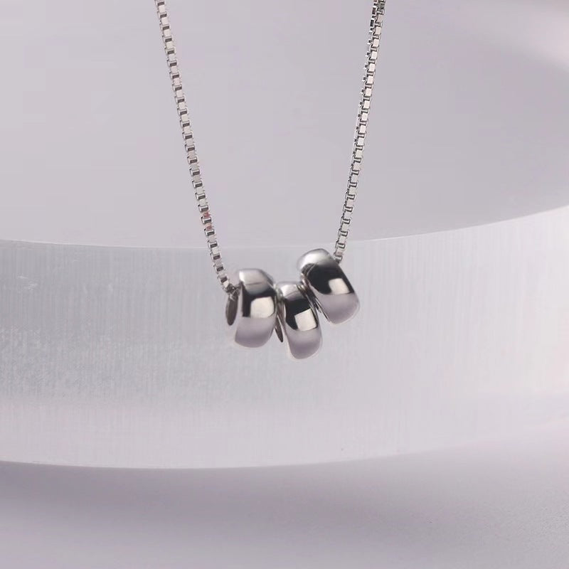 3 rings necklace