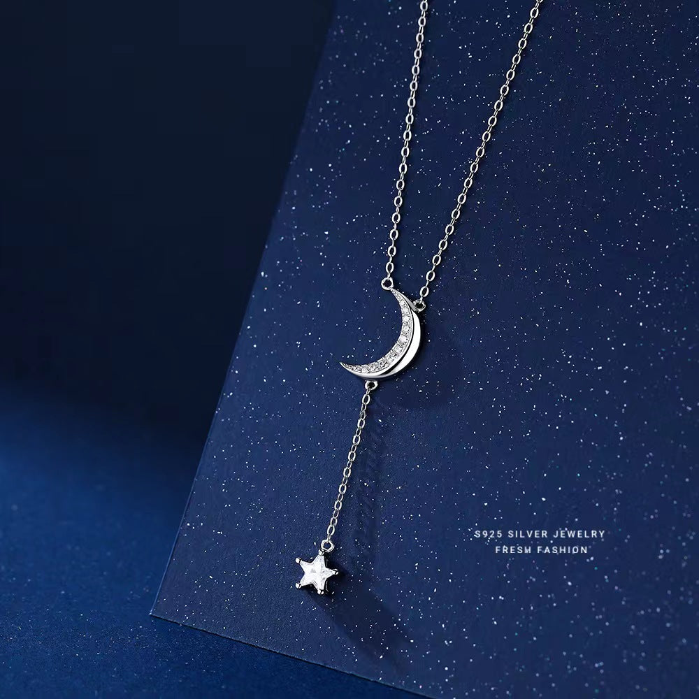 star moon  necklace for girls 