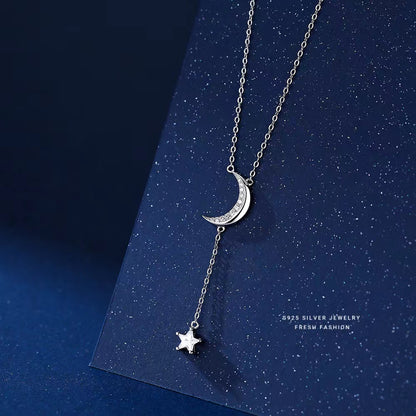 star moon  necklace for girls