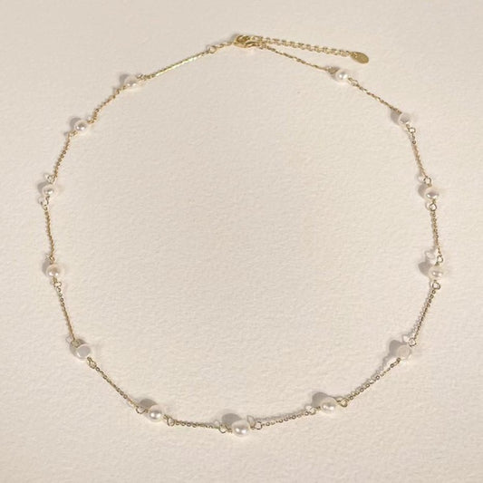  Pearl Choker Necklace