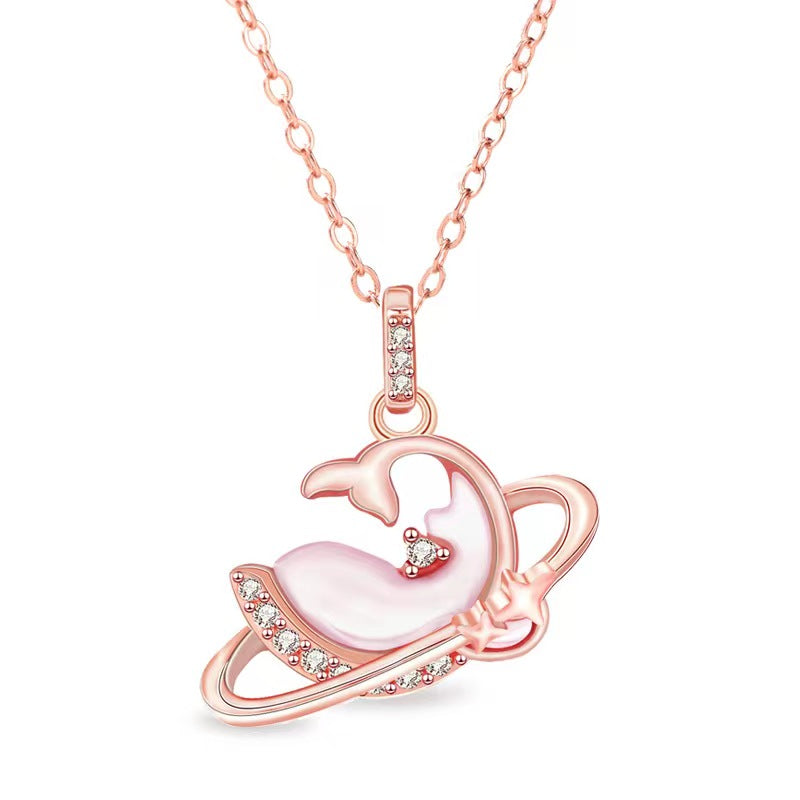 whale charm necklace