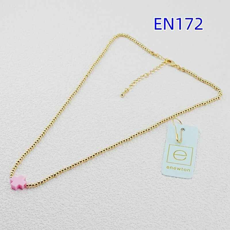 enewton Colorful Cross Beaded Necklace