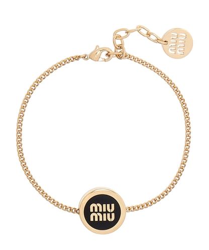 miumiu round enamel women's bracelet