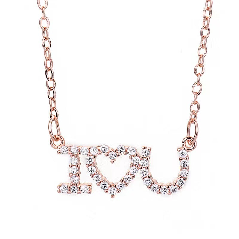I love you necklace for him