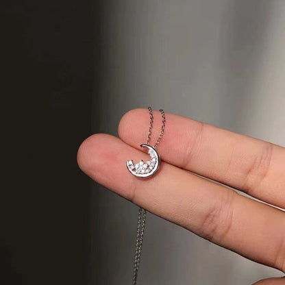 moon pendant necklace