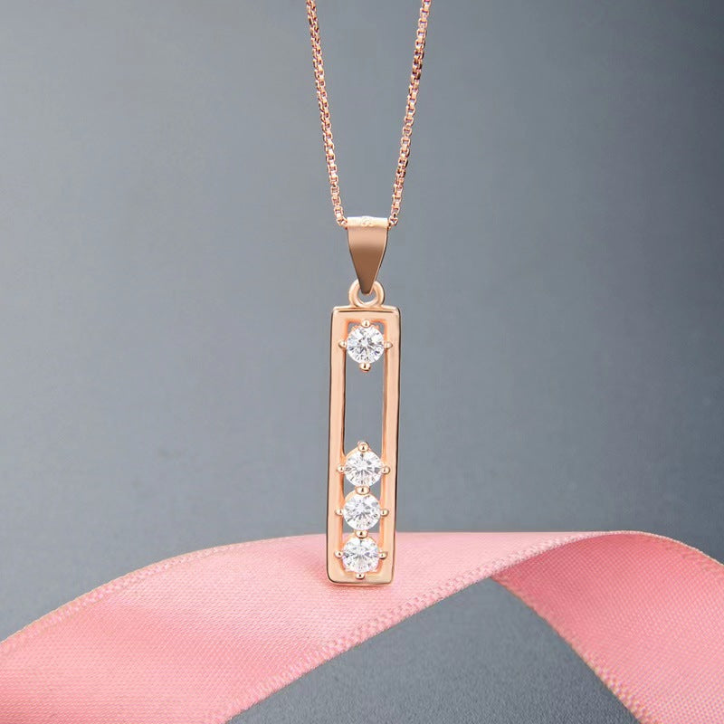 4 diamonds necklace