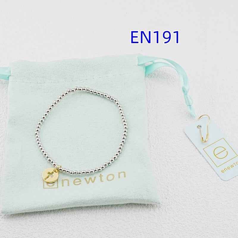 enewton Beaded Cross Pendant Bracelet - mixed colors
