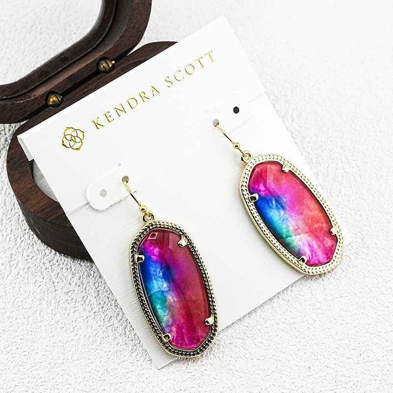 Kendra Scott Rainbow Crystal Earrings